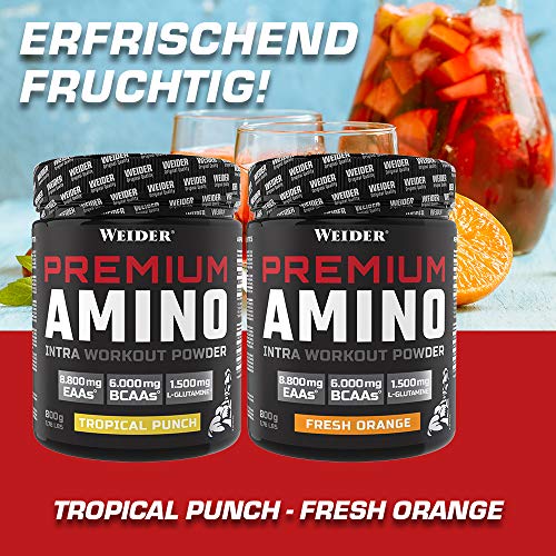 Weider Premium Amino Power 800 g Tropical. Con aminoácidos esenciales y electrolitos. Perfecto Intraentreno. Weider Premium Amino Power 800 g Tropical. Con aminoácidos esenciales y electrolitos. Perfecto Intraentreno.