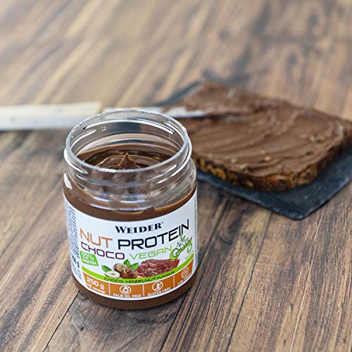 Weider Protein Caja vegan: 1 protein de chocolate de 750 g + 1 nut protein crunchy + shaker de regalo Weider Protein Caja vegan: 1 protein de chocolate de 750 g + 1 nut protein crunchy + shaker de regalo