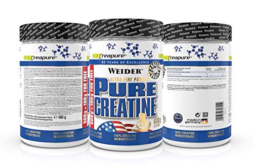 Weider Pure Creatine 600g. Creatina en polvo. Weider Pure Creatine 600g. Creatina en polvo.