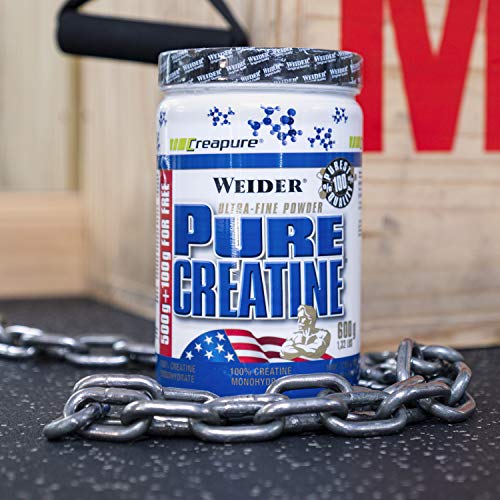 Weider Pure Creatine 600g. Creatina en polvo.