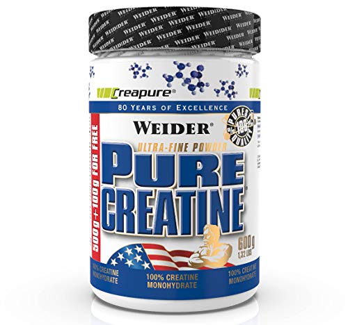 Weider Pure Creatine 600g. Creatina en polvo.