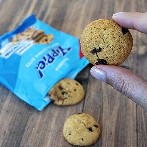 Weider Yippie Cookies. Galletas con Proteína y Chocolate Puro. Sin aceite de palma (6x 50 g). 15 g de proteínas por bolsita. Bajas en azúcar.