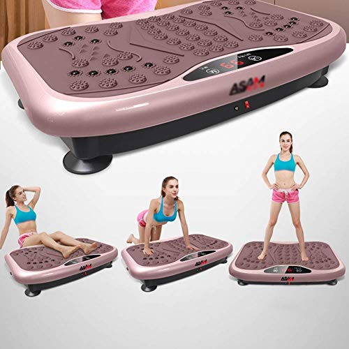 WEIZI Máquina de Plataforma de vibración Masajeador vibratorio de Cuerpo Entero Placas de vibración de Fitness Equipo de Entrenamiento en casa Entrenador de Equilibrio para Masaje y Forma Corporal