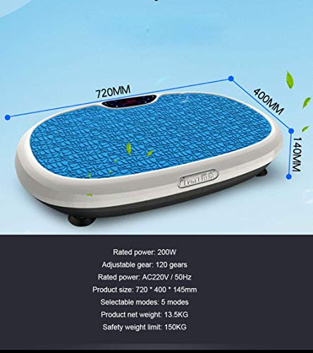 WEIZI Vibration Power Plate Gym Machine Fitness Body Health Massage Máquina ultradelgada para Eliminar Grasas Placas vibratorias para pérdida de Peso y tonificación Corporal Rojo WEIZI Vibration Power Plate Gym Machine Fitness Body Health Massage Máquina ultradelgada para Eliminar Grasas Placas vibratorias para pérdida de Peso y tonificación Corporal Rojo