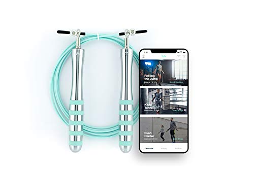 WELL JUMP ROPE Comba Crossfit Hombre y Mujer Lastrada App de Entrenamiento Funcional Cuerda Profesional de Velocidad Fitness MMA Boxeo y Entrenamiento en casa