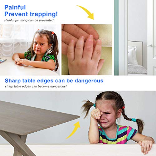WELLXUNK® Protector para Esquinas, Protector de borde Transparente, Protector de borde para Bebés, Anticolisión Tira para Seguridad Bebés y niños, Suave Protectores para Bordes WELLXUNK® Protector para Esquinas, Protector de borde Transparente, Protector de borde para Bebés, Anticolisión Tira para Seguridad Bebés y niños, Suave Protectores para Bordes
