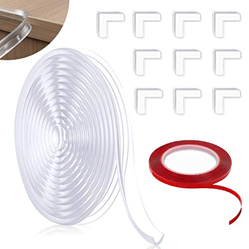 WELLXUNK® Protector para Esquinas, Protector de borde Transparente, Protector de borde para Bebés, Anticolisión Tira para Seguridad Bebés y niños, Suave Protectores para Bordes WELLXUNK® Protector para Esquinas, Protector de borde Transparente, Protector de borde para Bebés, Anticolisión Tira para Seguridad Bebés y niños, Suave Protectores para Bordes