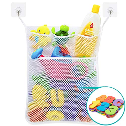 Wemk Números y Letras de Baño, 36 Piezas de Espuma (A-Z, 0-9), con Bolsa de Almacenamiento y 2 Ganchos Adhesivos, para Aprender y Divertirse - Cifras y Letras Educativas para Niños Mayores de 3 Años Wemk Números y Letras de Baño, 36 Piezas de Espuma (A-Z, 0-9), con Bolsa de Almacenamiento y 2 Ganchos Adhesivos, para Aprender y Divertirse - Cifras y Letras Educativas para Niños Mayores de 3 Años