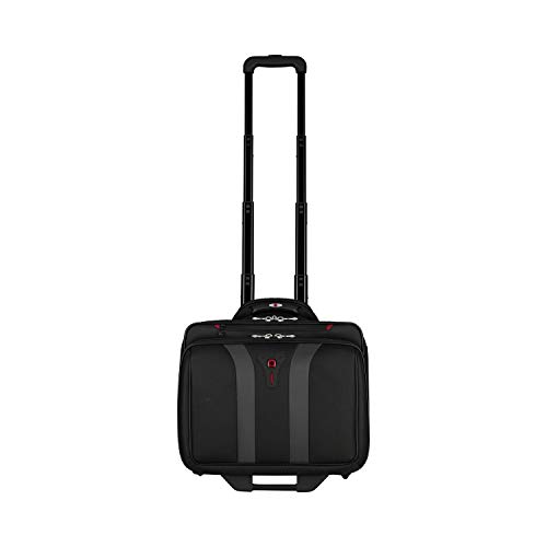 Wenger 600659 GRANADA 17" Estuche para portátil con ruedas, Compartimento acolchado para el portátil con compartimento nocturno en Negro {24 Litros} Wenger 600659 GRANADA 17" Estuche para portátil con ruedas, Compartimento acolchado para el portátil con compartimento nocturno en Negro {24 Litros}