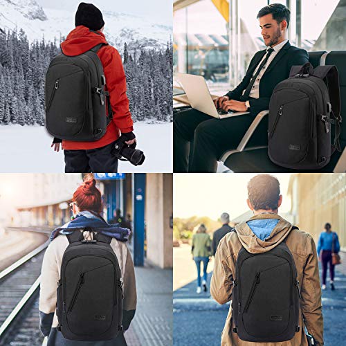 WENIG Mochila Antirrobo Impermeable,Mochila Portatil 15.6 Pulgadas Mochila Hombre con Puerto de Carga USB,Mochila Backpack para el Laptop para Ordenador del Negocio Trabajo Diario Viaje-Negro WENIG Mochila Antirrobo Impermeable,Mochila Portatil 15.6 Pulgadas Mochila Hombre con Puerto de Carga USB,Mochila Backpack para el Laptop para Ordenador del Negocio Trabajo Diario Viaje-Negro