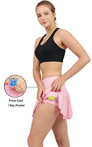 Westkun Mujer Plisada EláStica Escuela Skorts Tenis con Ropa Interior Cubierto Westkun Mujer Plisada EláStica Escuela Skorts Tenis con Ropa Interior Cubierto