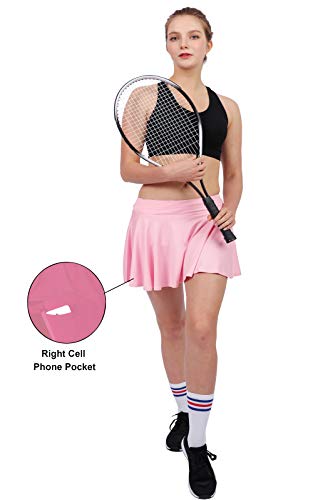 Westkun Mujer Plisada EláStica Escuela Skorts Tenis con Ropa Interior Cubierto Westkun Mujer Plisada EláStica Escuela Skorts Tenis con Ropa Interior Cubierto