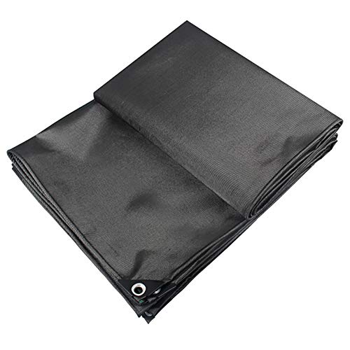 WGE Lonas por Lonas A Prueba De Lluvia For Trabajo Pesado, Negro Impermeable Al Aire Libre De Toldos For La Protección De Equipo Materiales (Size : 2×2m)