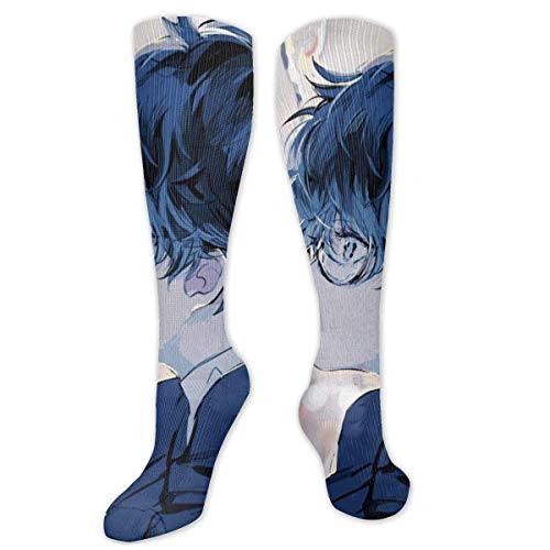 WH-CLA Re Zero Kara Hajimeru Isekai Seikatsu Rem Sleeping Unisex Calcetines de compresión Calcetines hasta la rodilla Medias de tubo largas 8.5x50cm