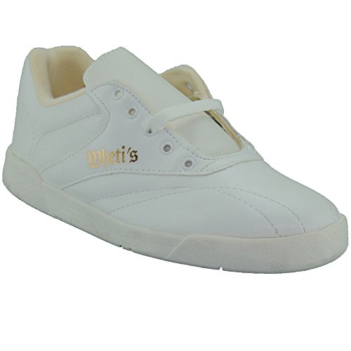 WHETIS 804 Zapatilla Deportiva Aerobic Sintética Java Piso Goma Antideslizante Llana para Mujer Blanco Talla 39