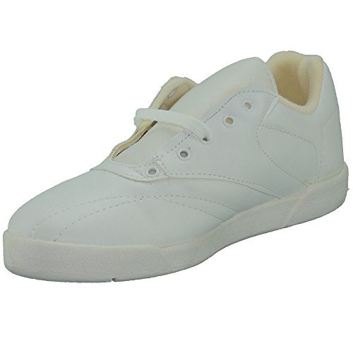 WHETIS 804 Zapatilla Deportiva Aerobic Sintética Java Piso Goma Antideslizante Llana para Mujer Blanco Talla 39