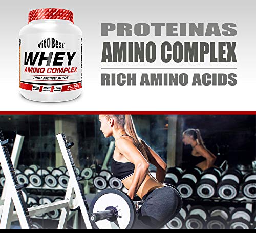 WHEY AMINO COMPLEX 4 lb FRESA-PLATANO - Suplementos Alimentación y Suplementos Deportivos - Vitobest