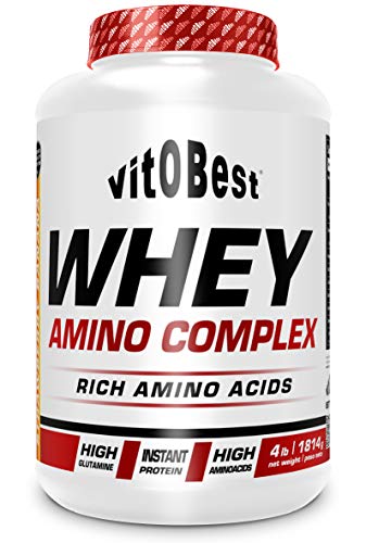 WHEY AMINO COMPLEX 4 lb FRESA-PLATANO - Suplementos Alimentación y Suplementos Deportivos - Vitobest