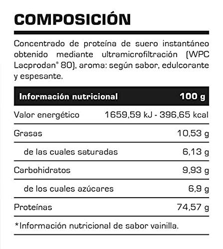 WHEY PROTEIN 100% 4 Lb VAINILLA - Suplementos Alimentación y Suplementos Deportivos - Vitobest