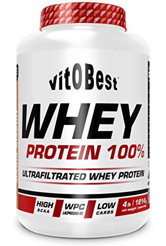 WHEY PROTEIN 100% 4 Lb VAINILLA - Suplementos Alimentación y Suplementos Deportivos - Vitobest