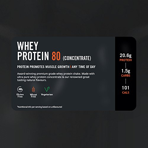 Whey Protein 80 | 82% De Proteína | Batido Alto En Proteínas & Bajo En Azúcares | THE PROTEIN WORKS | Crema de Vainilla | 500g