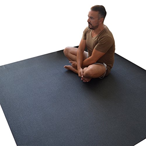 WideMat Esterilla de Fitness Pro Eco 153X183 cm. Antideslizante. La más Grande del Mercado. CREA tu Gimnasio en casa. WideMat Esterilla de Fitness Pro Eco 153X183 cm. Antideslizante. La más Grande del Mercado. CREA tu Gimnasio en casa.