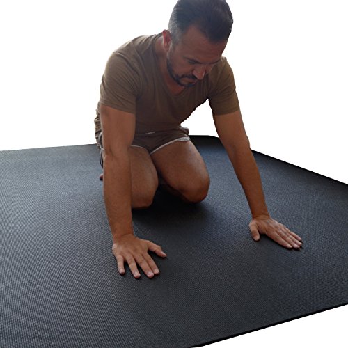 WideMat Esterilla de Fitness Pro Eco 153X183 cm. Antideslizante. La más Grande del Mercado. CREA tu Gimnasio en casa. WideMat Esterilla de Fitness Pro Eco 153X183 cm. Antideslizante. La más Grande del Mercado. CREA tu Gimnasio en casa.