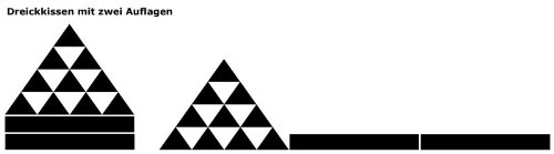 wifash Cojín triangulo Tai, con colchoneta Plegable 2 Pliegues, Fabricado en Tailandia, Rojo/nego con elephantes (82702)