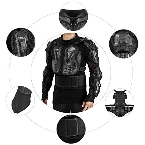 WILDKEN Chaqueta de Protección para Motocross Motos Ropa Protectora de Cuerpo Armadura Completo Profesional de Motocicleta Deportiva para Hombres Columna Vertebral Hombro Mujer Pecho (Rojo, S) WILDKEN Chaqueta de Protección para Motocross Motos Ropa Protectora de Cuerpo Armadura Completo Profesional de Motocicleta Deportiva para Hombres Columna Vertebral Hombro Mujer Pecho (Rojo, S)