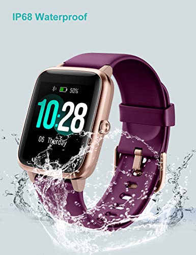 Willful Smartwatch,Reloj Inteligente con Pulsómetro,Cronómetros,Calorías,Monitor de Sueño,Podómetro Monitores de actividad Impermeable IP68 Smartwatch Hombre Reloj Deportivo para Android iOS