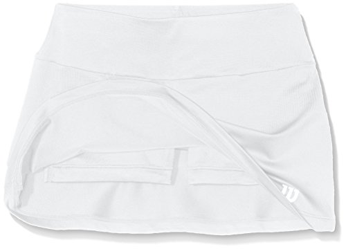 Wilson G Core 11 Falda de Tenis, niñas, Blanco (White), MD Wilson G Core 11 Falda de Tenis, niñas, Blanco (White), MD