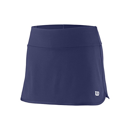 Wilson, G Team 11 Skirt, Falda de tenis para niña, Poliéster/licra, Azul, Talla: S, WRA766901 Wilson, G Team 11 Skirt, Falda de tenis para niña, Poliéster/licra, Azul, Talla: S, WRA766901