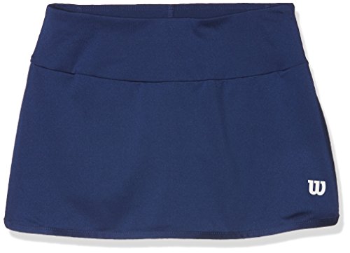 Wilson, G Team 11 Skirt, Falda de tenis para niña, Poliéster/licra, Azul, Talla: S, WRA766901