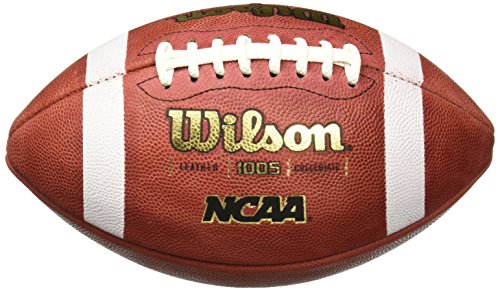 Wilson NCAA 1005 Traditional - Balón de fútbol Americano, Color marrón