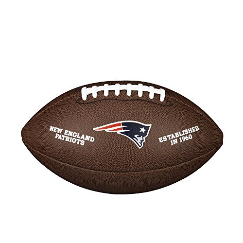 Wilson WTF1748XBNE Pelota de fĂștbol Americano Team Logo Composite Cuero Compuesto para Juego recreativo, Unisex-Adult, MarrĂłn, Uni Wilson WTF1748XBNE Pelota de fĂștbol Americano Team Logo Composite Cuero Compuesto para Juego recreativo, Unisex-Adult, MarrĂłn, Uni