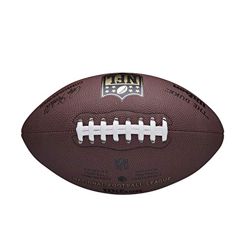 Wilson WTF1825XB BalĂłn de FĂștbol Americano, Nfl Duke Replica, Uso Recreativo, Cuero Compuesto, Duradero Wilson WTF1825XB BalĂłn de FĂștbol Americano, Nfl Duke Replica, Uso Recreativo, Cuero Compuesto, Duradero