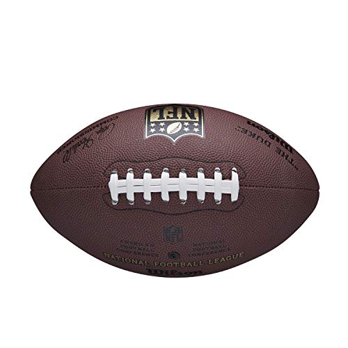 Wilson WTF1825XB Balón de Fútbol Americano, Nfl Duke Replica, Uso Recreativo, Cuero Compuesto, Duradero