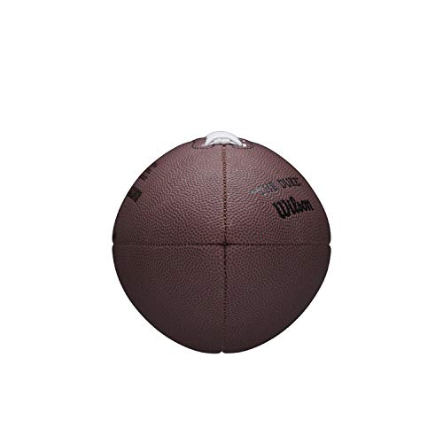 Wilson WTF1825XB Balón de Fútbol Americano, Nfl Duke Replica, Uso Recreativo, Cuero Compuesto, Duradero