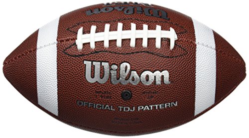 Wilson WTF1857XB Pelota de fútbol Americano NFL Bulk JR Cuero Compuesto para Juego recreativo, Unisex-Adult, Negro, Tamaño Juvenil