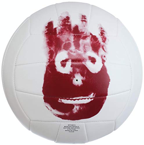 Wilson WTH4615XDEF Pelota de Voleibol Castaway Mini Mr Cuero sintético, Unisex Adulto, Blanco, Talla única