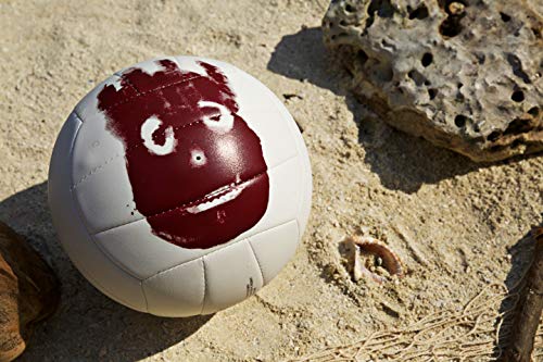 Wilson WTH4615XDEF Pelota de Voleibol Castaway Mini Mr Cuero sintético, Unisex Adulto, Blanco, Talla única