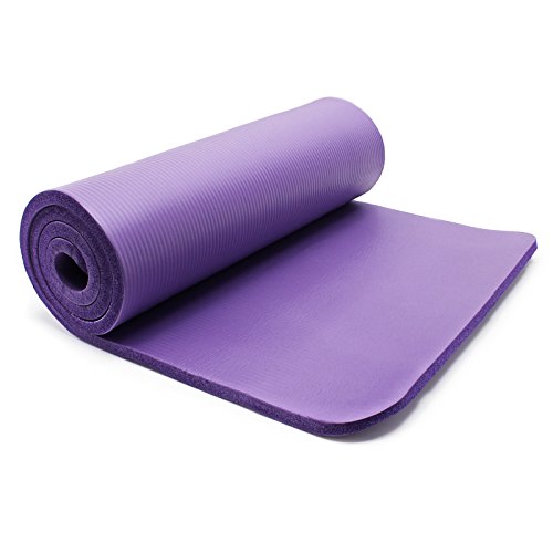 WilTec Esterilla Yoga Violeta 180x60x1.5cm colchoneta Suelo Gimnasia Deporte Antideslizante extragruesa WilTec Esterilla Yoga Violeta 180x60x1.5cm colchoneta Suelo Gimnasia Deporte Antideslizante extragruesa