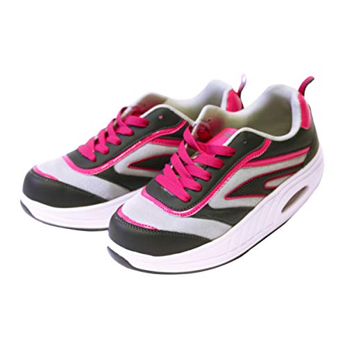 Win Direct 050002386201086, Running Shoe Mujer, Gris/Rosa, 36 EU Win Direct 050002386201086, Running Shoe Mujer, Gris/Rosa, 36 EU