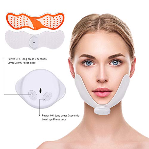 WINBST Máscaras faciales en V Máscara en Forma de V Masajeador de Estiramiento Facial EMS Estimulador Muscular de Pulso electrónico Ejercitador Masajeador de Belleza de Doble mentón WINBST Máscaras faciales en V Máscara en Forma de V Masajeador de Estiramiento Facial EMS Estimulador Muscular de Pulso electrónico Ejercitador Masajeador de Belleza de Doble mentón