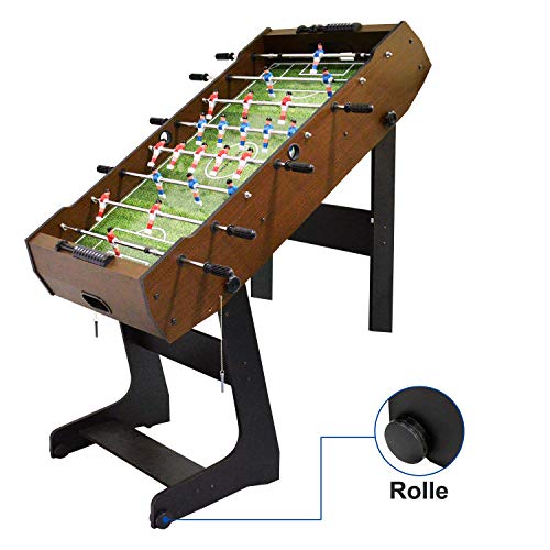 WIN.MAX WinMax FUTBOLIN con 2 Bolas, Plegable con Protección contra el Polvo, 121x61x85 Fútbol de Mesa Plegable Fútbol de Mesa WIN.MAX WinMax FUTBOLIN con 2 Bolas, Plegable con Protección contra el Polvo, 121x61x85 Fútbol de Mesa Plegable Fútbol de Mesa