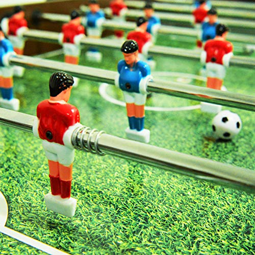 WIN.MAX WinMax FUTBOLIN con 2 Bolas, Plegable con Protección contra el Polvo, 121x61x85 Fútbol de Mesa Plegable Fútbol de Mesa WIN.MAX WinMax FUTBOLIN con 2 Bolas, Plegable con Protección contra el Polvo, 121x61x85 Fútbol de Mesa Plegable Fútbol de Mesa