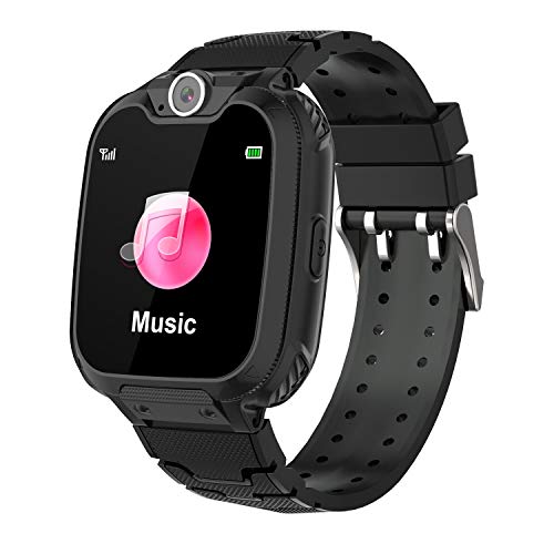 Winnes Reloj Inteligente para Niños, Smart Watch Phone,Musica y 7 Juegos, 2 Vías Llamada Despertador de Cámara para Reloj Niño y Niña 3-12 años Winnes Reloj Inteligente para Niños, Smart Watch Phone,Musica y 7 Juegos, 2 Vías Llamada Despertador de Cámara para Reloj Niño y Niña 3-12 años