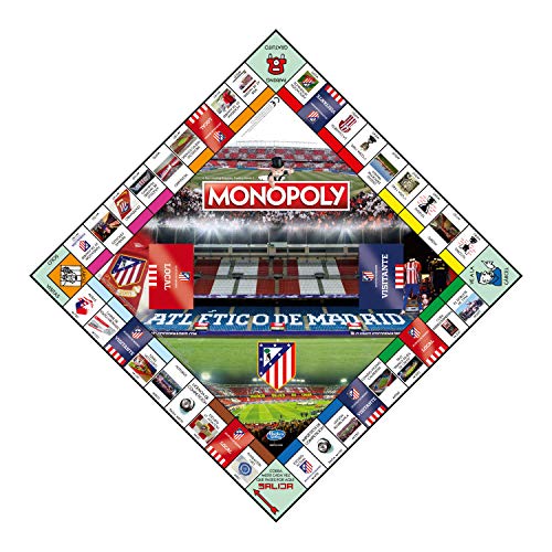Winning Moves Monopoly Atletico Madrid (10230), Multicolor