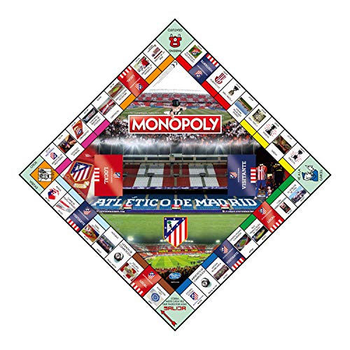 Winning Moves Monopoly Atletico Madrid (10230), Multicolor Winning Moves Monopoly Atletico Madrid (10230), Multicolor