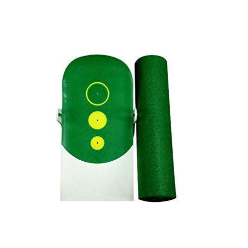 WINOMO Golf Putting Mats práctica portátil Mini Golf Trainer putting Green Mat Gear Equipment (amarillo)